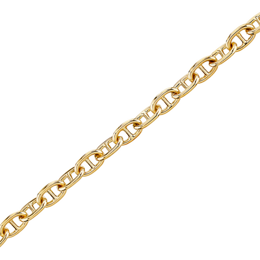 10K Yellow Gold 7.5" Anchor Link Bracelet