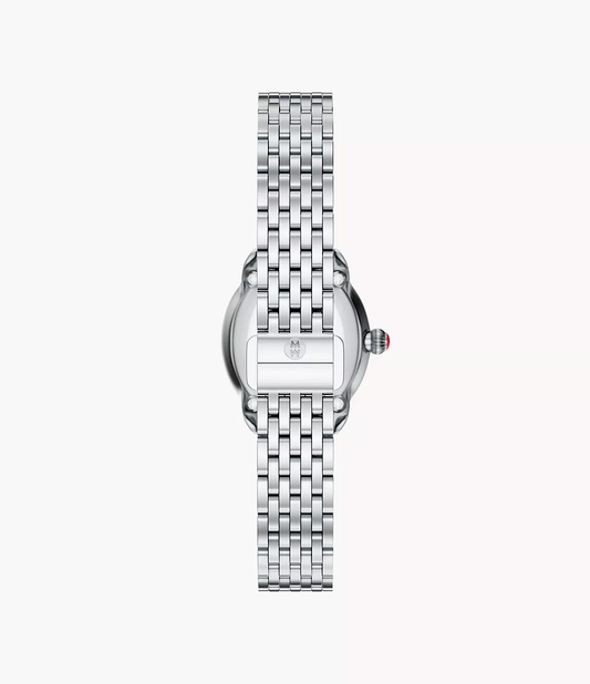 Serein Oval Diamond Stainless Steel Watch
