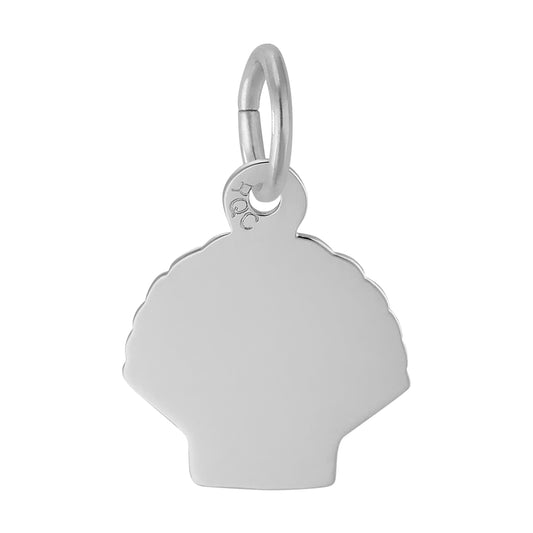 Sterling Silver Clamshell Charm