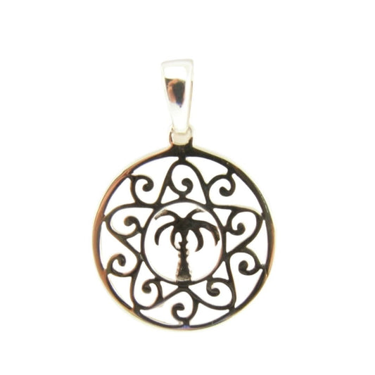 Sterling Palmetto Pendant