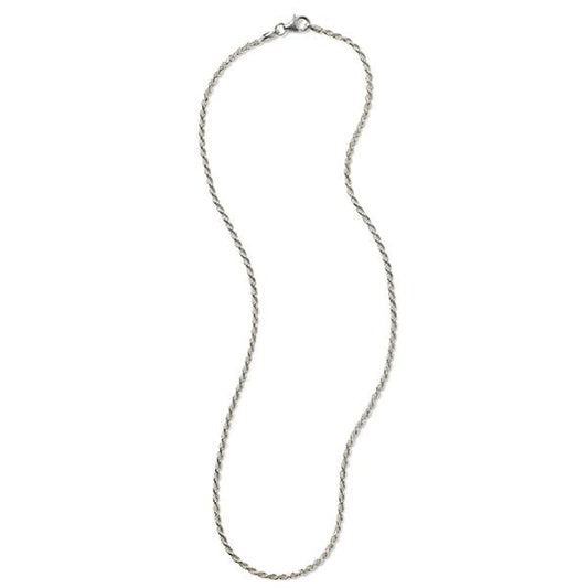 2.0mm Sterling Silver Diamond-Cut Rope Chain