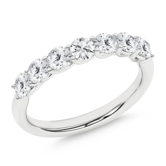 14K White Gold 1ctw Lab Grown Diamond Band
