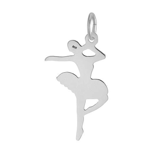 Sterling Silver Ballet Dancer Charm