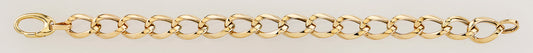 10K Yellow Gold Oval Link Bracelet