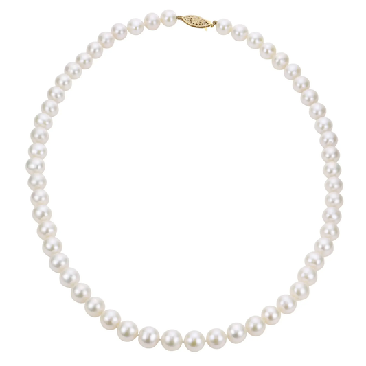 14K "AA" Quality Freshwater Pearl Strand