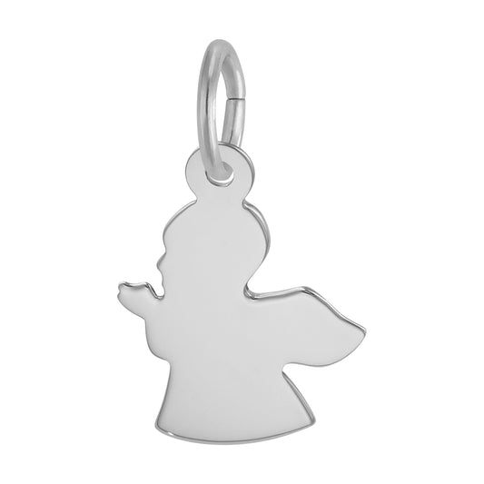 Sterling Silver Guardian Angel Charm