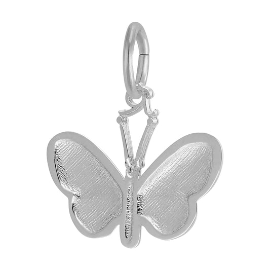 Sterling Silver 3D Butterfly Charm