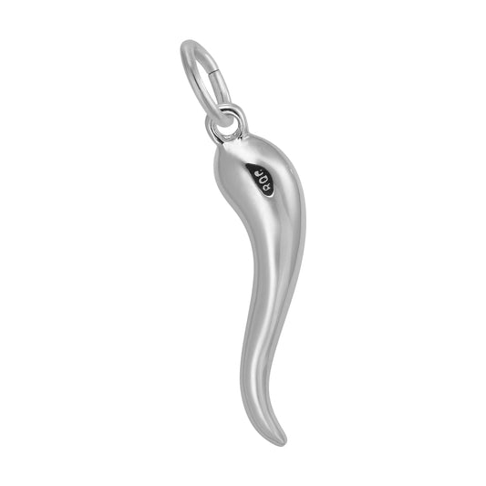 Sterling Silver Italian Horn Charm